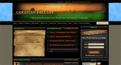Desktop Screenshot of christianbiblelife.com
